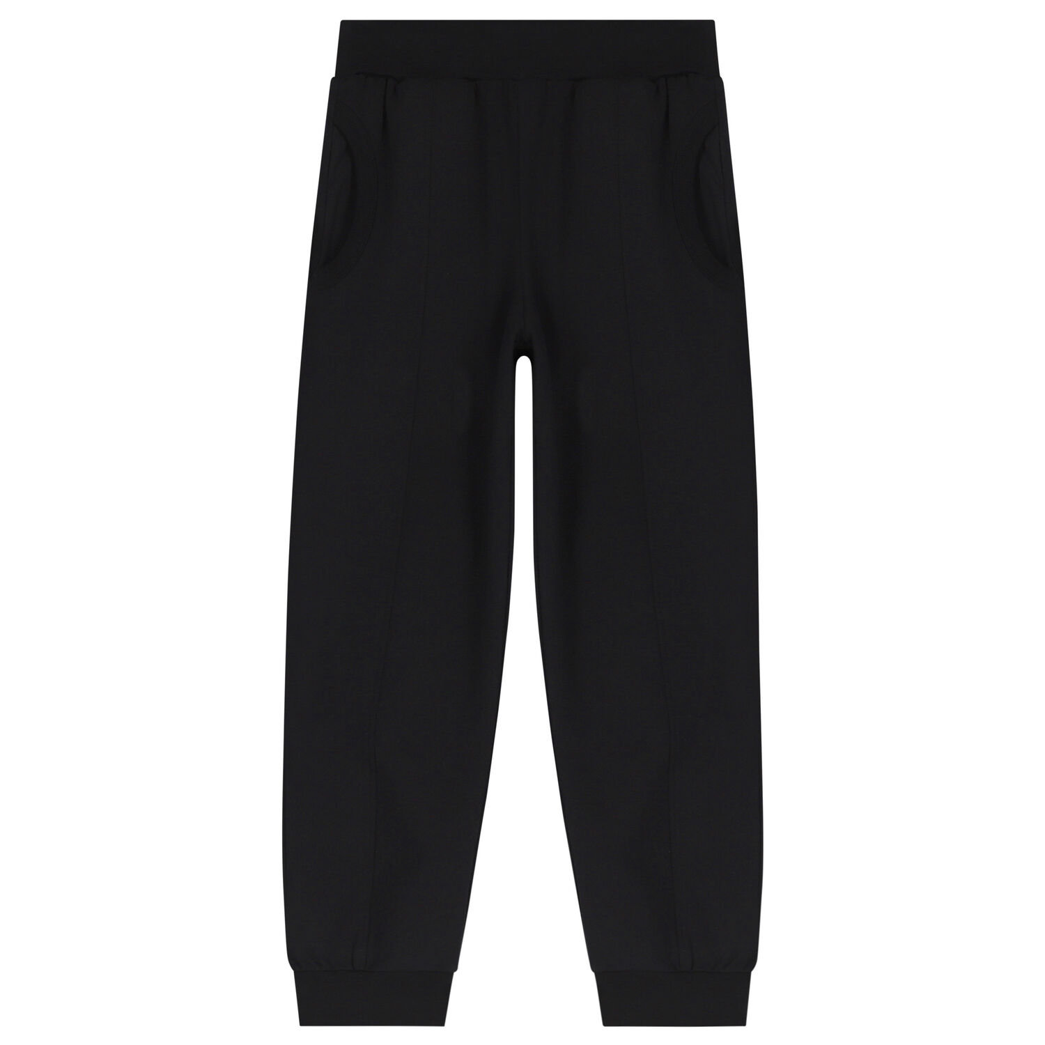 Girls Black Minnie Mouse Joggers, 1, hi-res