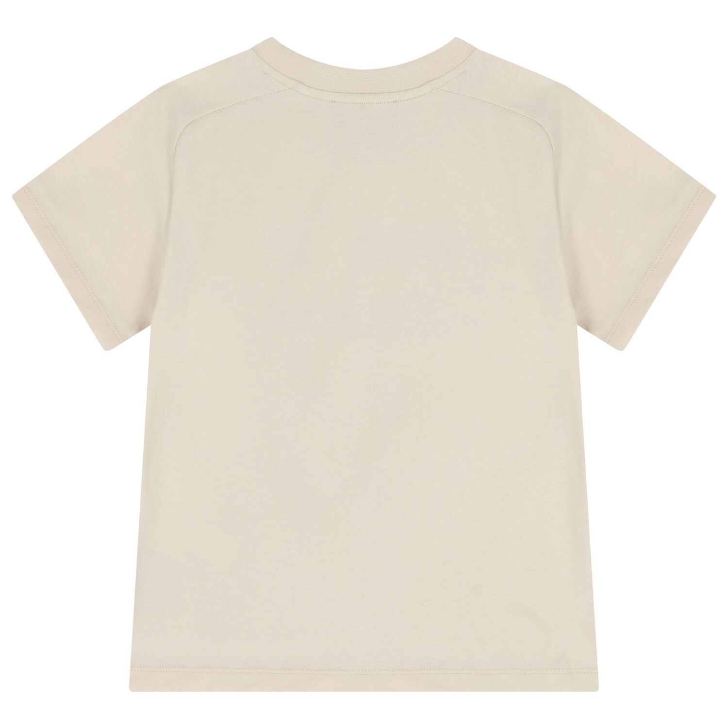 Boys Beige Logo T-Shirt, 1, hi-res