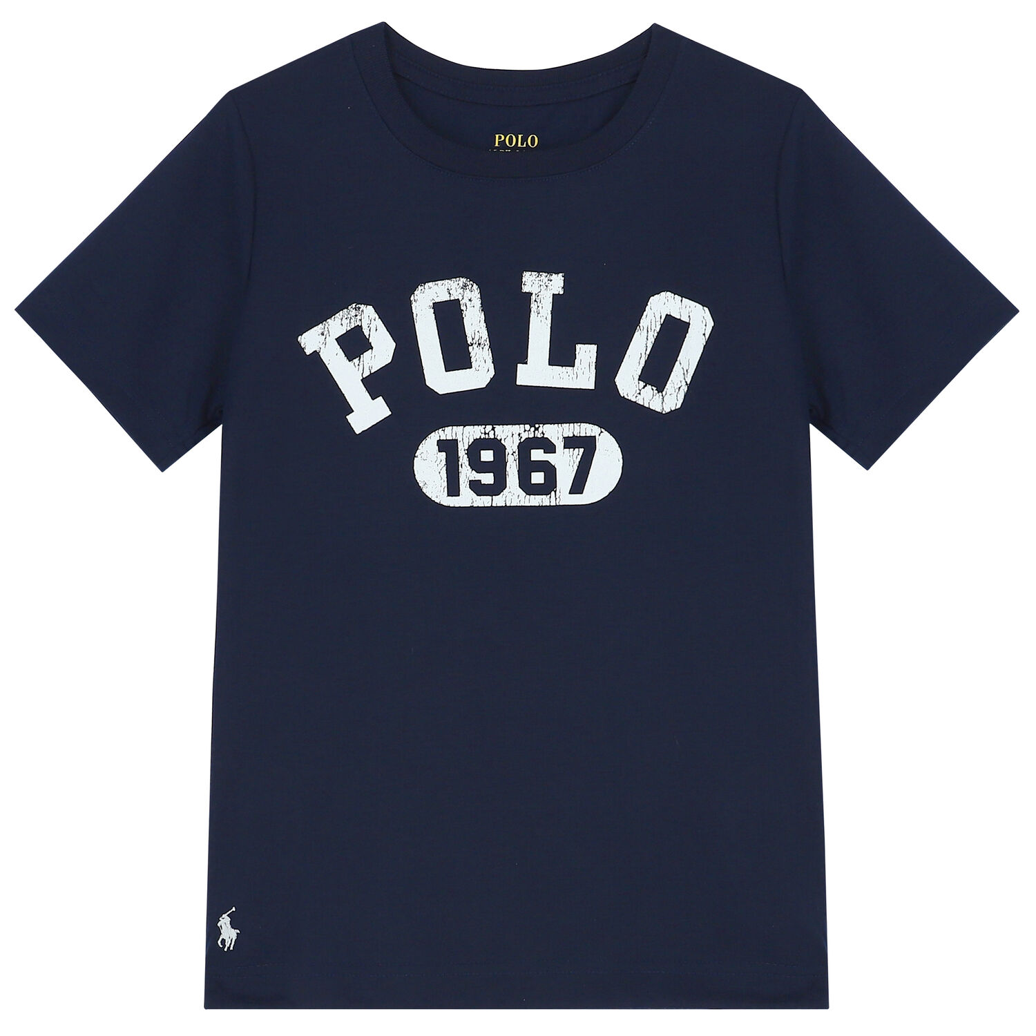 Boys Navy Logo Pyjamas, 1, hi-res