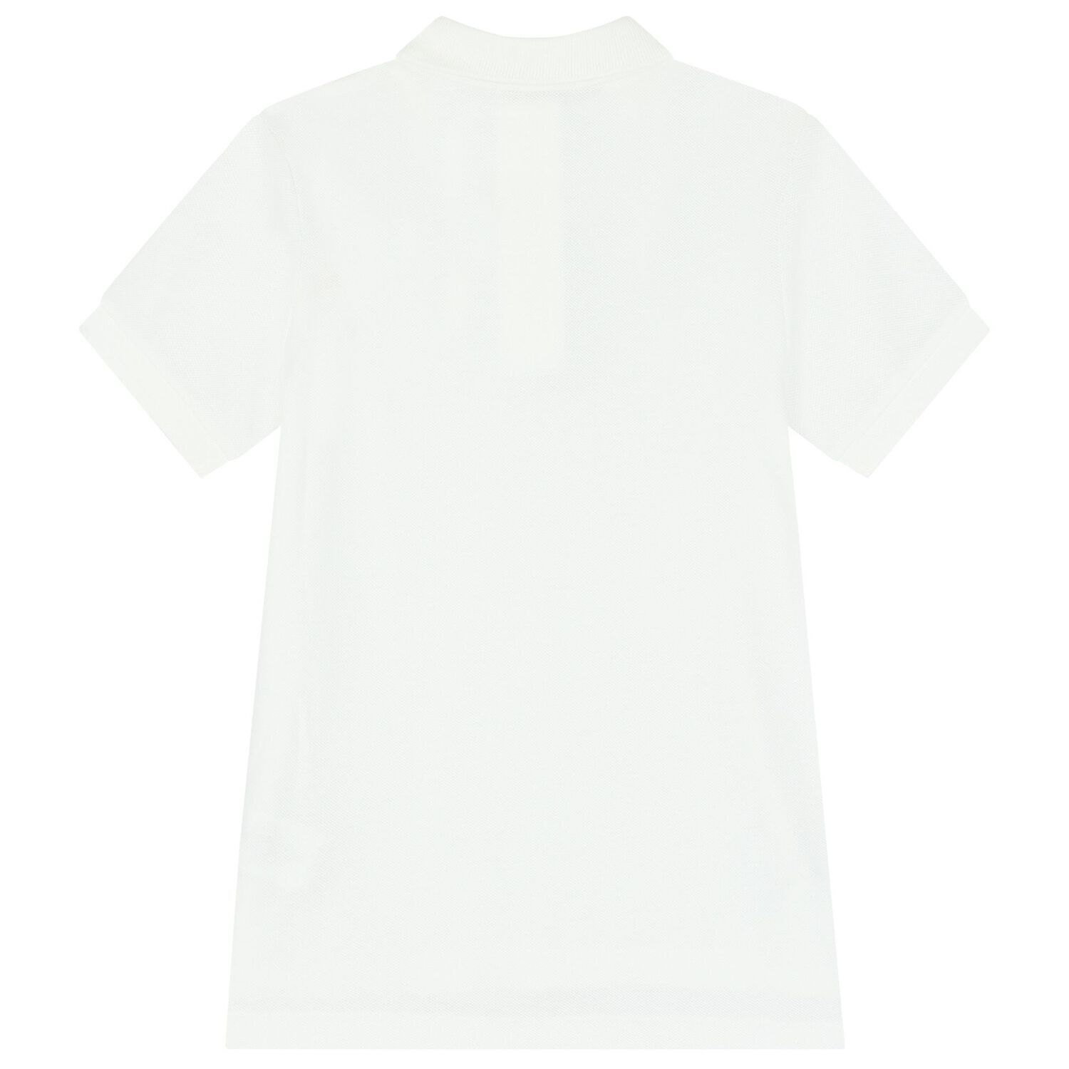 Boys White Logo Polo Shirt, 1, hi-res image number null