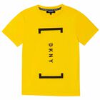 Boys Yellow Mini Me Logo T-Shirt, 3, hi-res