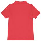 Boys Red Logo Polo Shirt, 5, hi-res