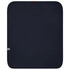 Baby Boys Navy Blue & Gold Logo Blanket, 3, hi-res
