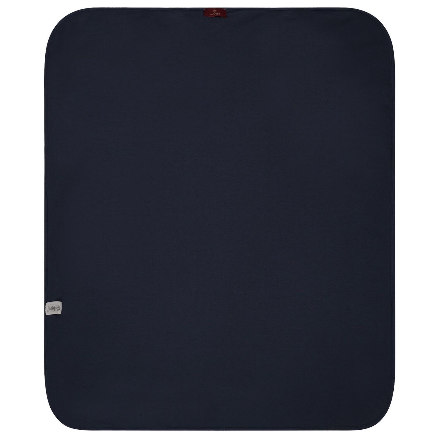 Baby Boys Navy Blue & Gold Logo Blanket, 3, hi-res