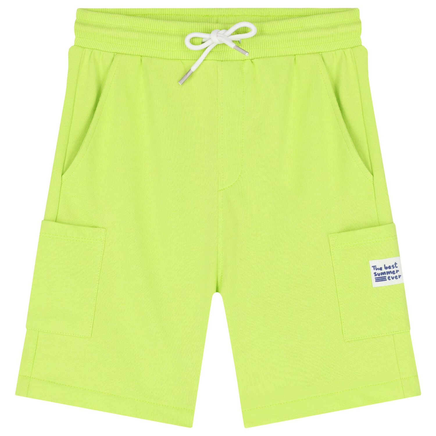 Boys White & Green Surf Board Shorts Set, 3, hi-res image number null