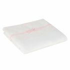Baby Girls White & Pink Blanket, 1, hi-res