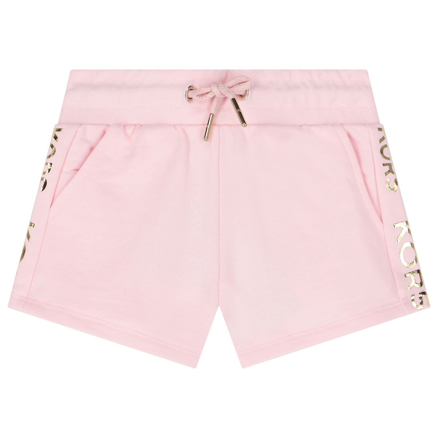 Girls Pink Logo Shorts, 1, hi-res