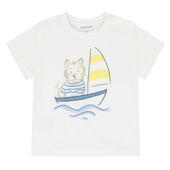 Baby Boys White T-Shirt