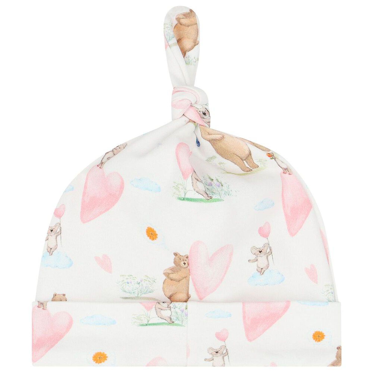 Baby Girls White Hearts Babygrow Set, 1, hi-res image number null