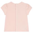 Baby Girls White & Pink Shorts Set (4 Piece), 1, hi-res