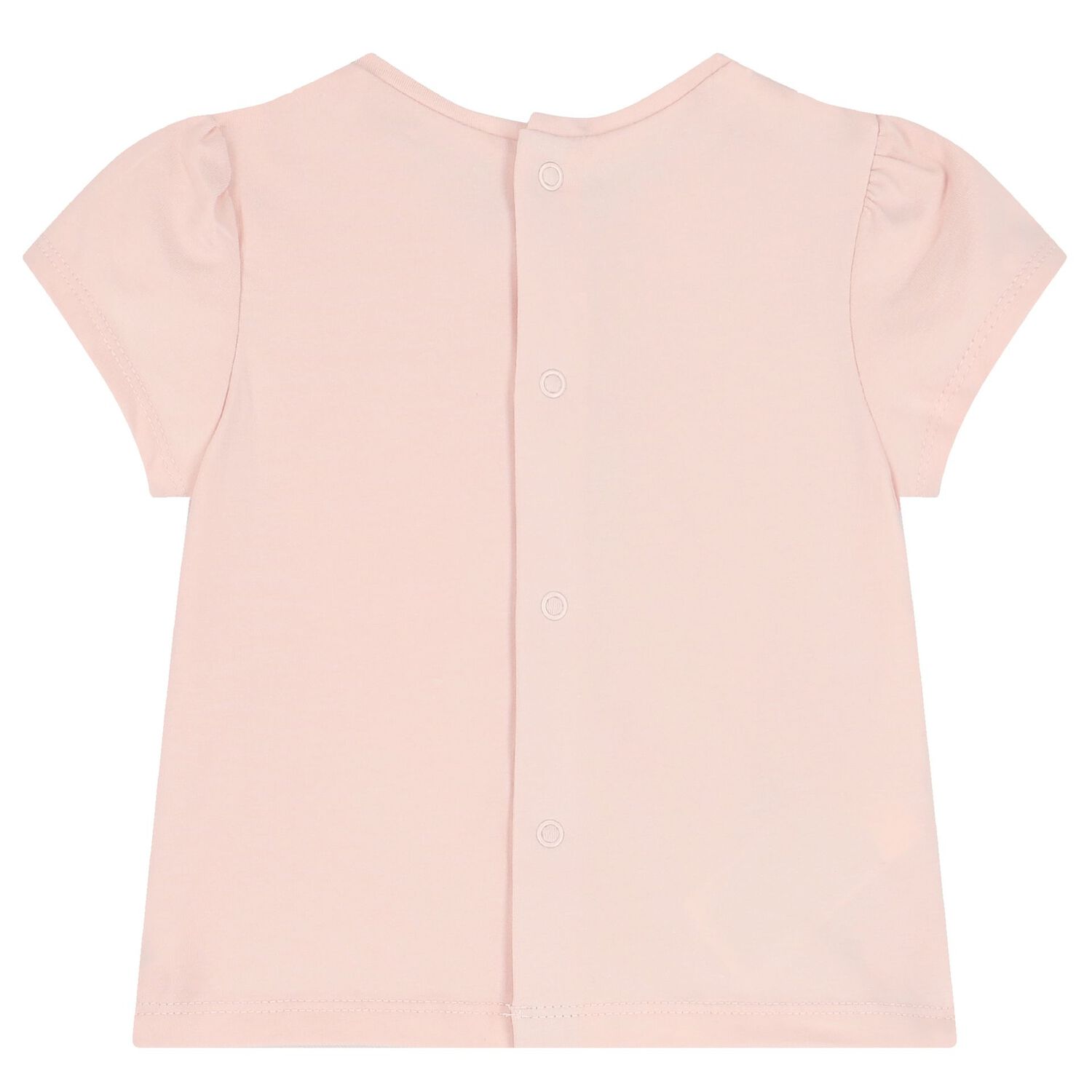 Baby Girls White & Pink Shorts Set (4 Piece), 1, hi-res image number null