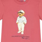 Boys Red Polo Bear T-Shirt, 1, hi-res