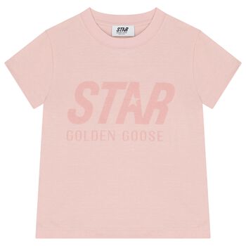 Girls Pink Logo T-Shirt