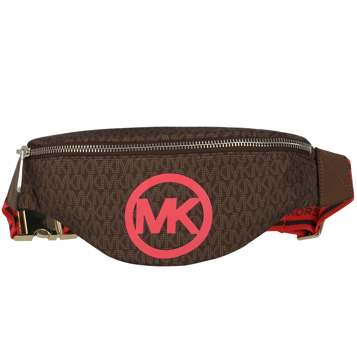 Girls Brown Logo Belt Bag, 1, hi-res