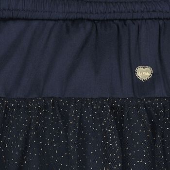 Girls Navy Blue Tulle Skirt