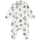 Ivory Teddy Bear Logo Babygrow Gift Set, 1, hi-res