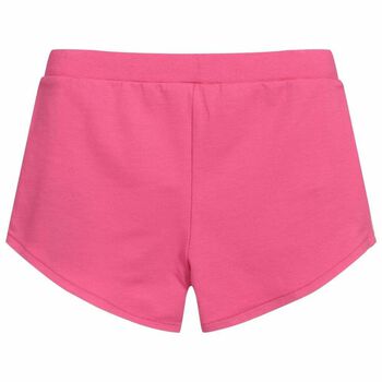 Girls Pink Logo Shorts