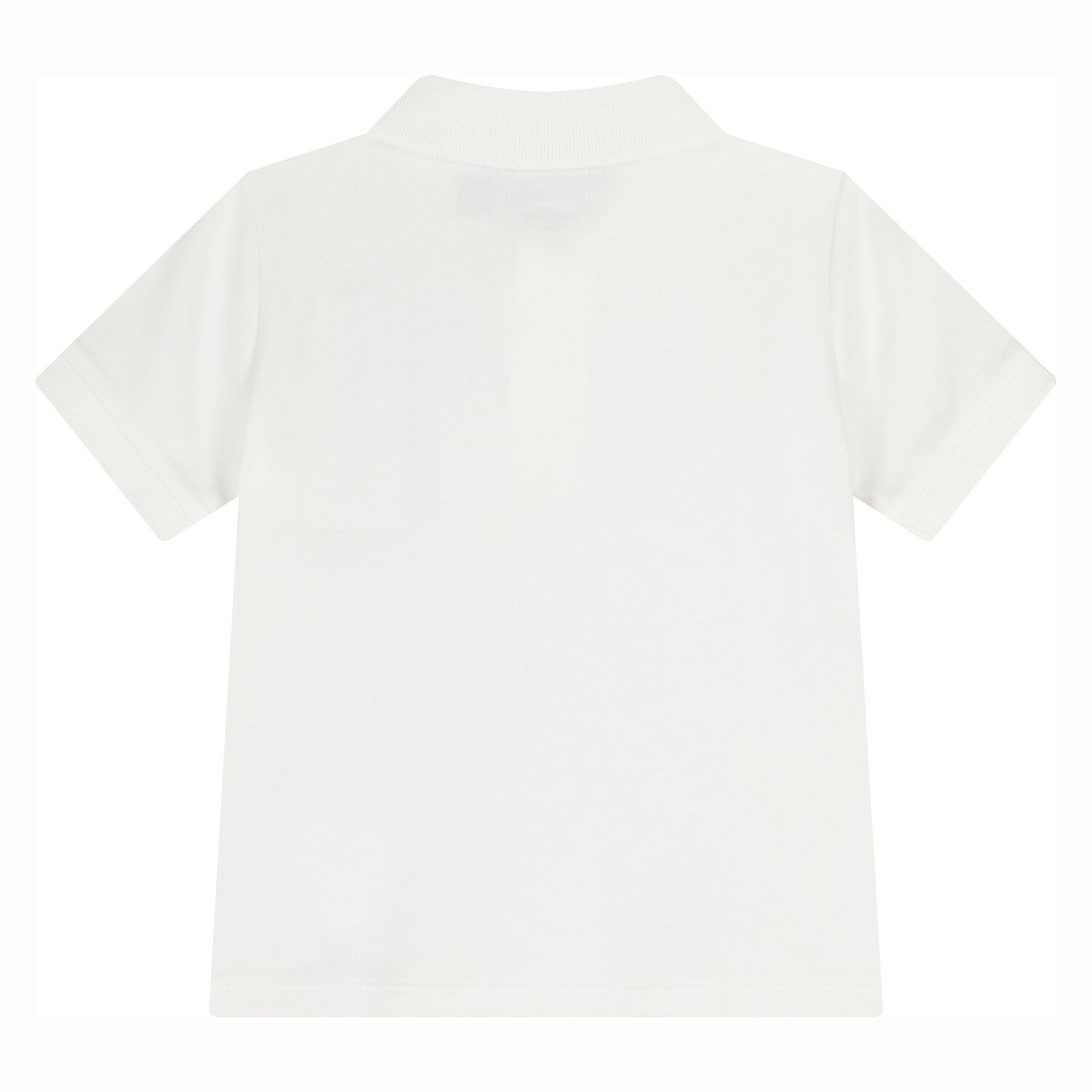 Baby Boys White and Red Logo Short Set, 1, hi-res