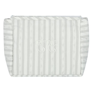 Grey & White Toiletry Bag