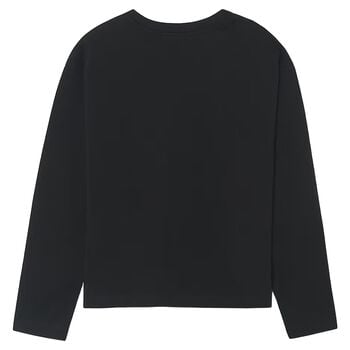 Boys Black Keyrings Long Sleeve Top