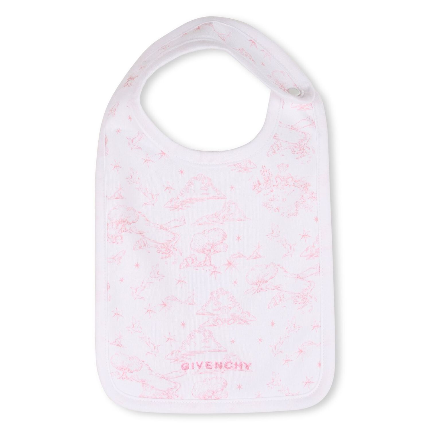 Baby Girls White & Pink Toile de Jouy Babygrow Gift Set, 1, hi-res