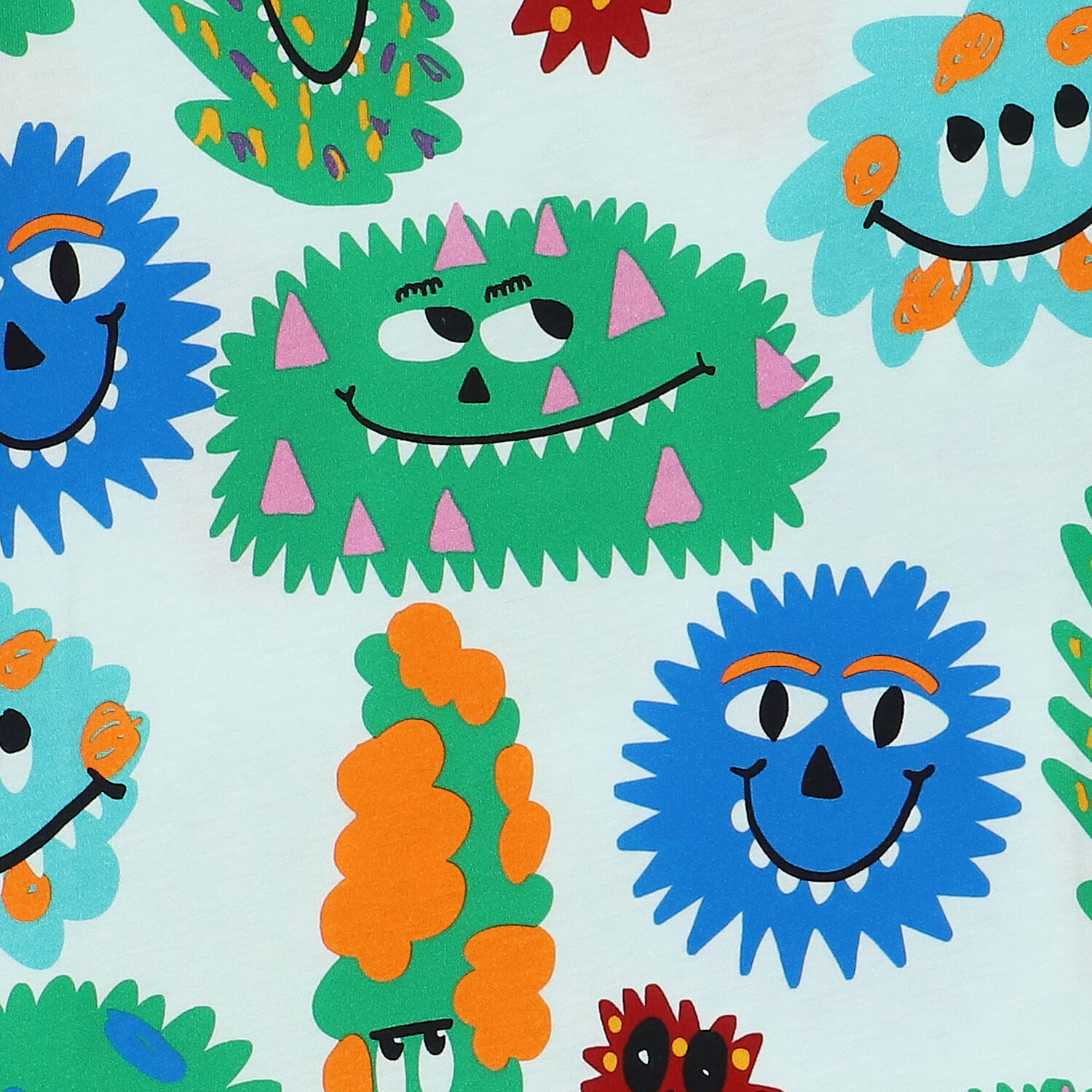 Boys Blue Monsters T-Shirt, 1, hi-res