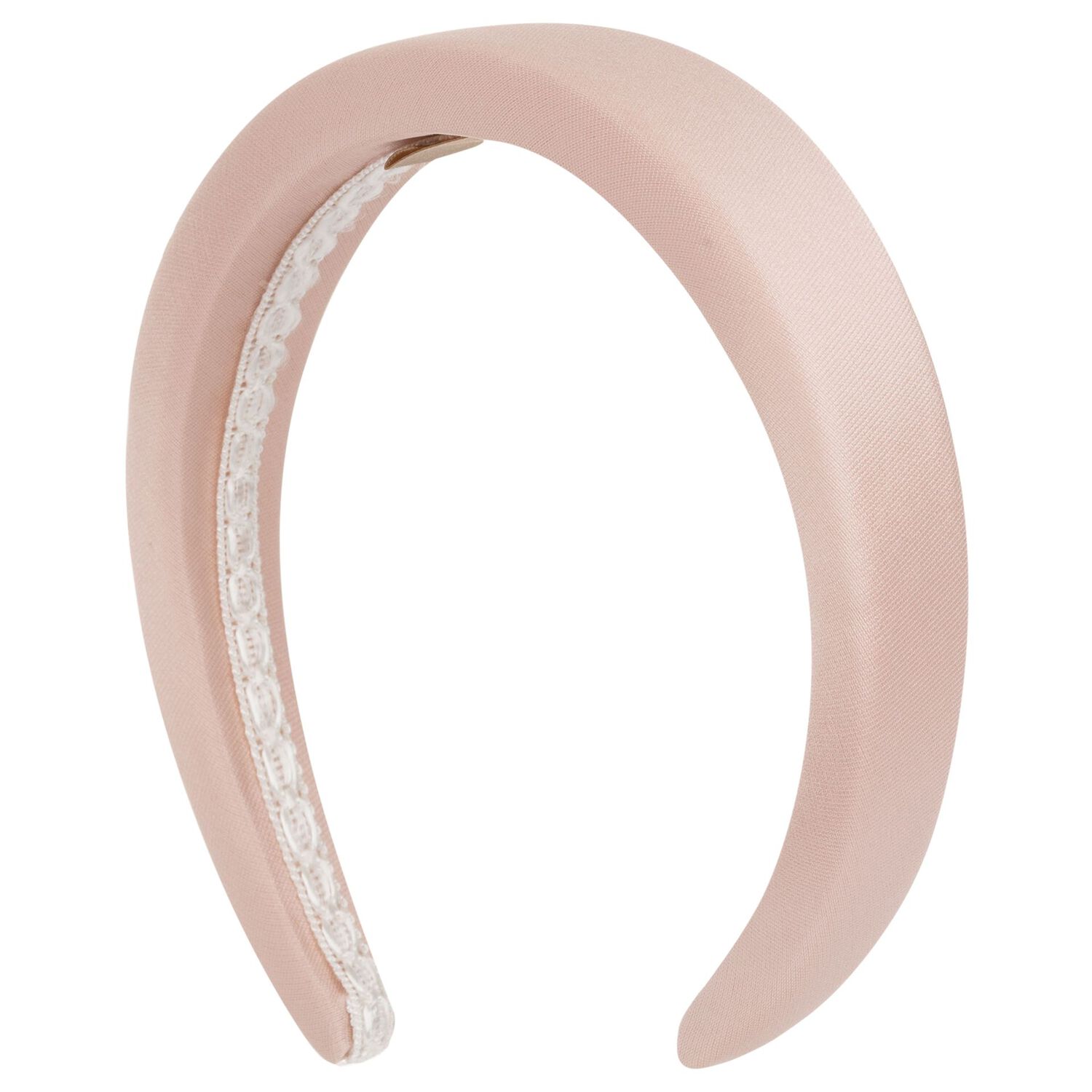 Girls Pink Logo Padded Headband, 1, hi-res