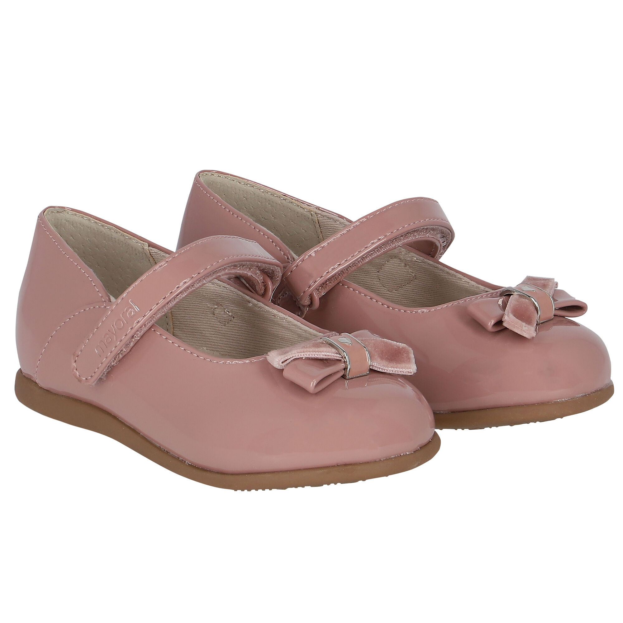 Pink best sale bow shoes