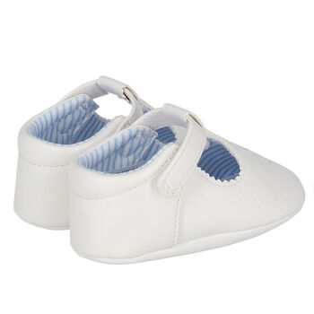 White Pre Walker Baby Shoes