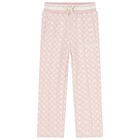 Girls Pink Logo Joggers, 1, hi-res