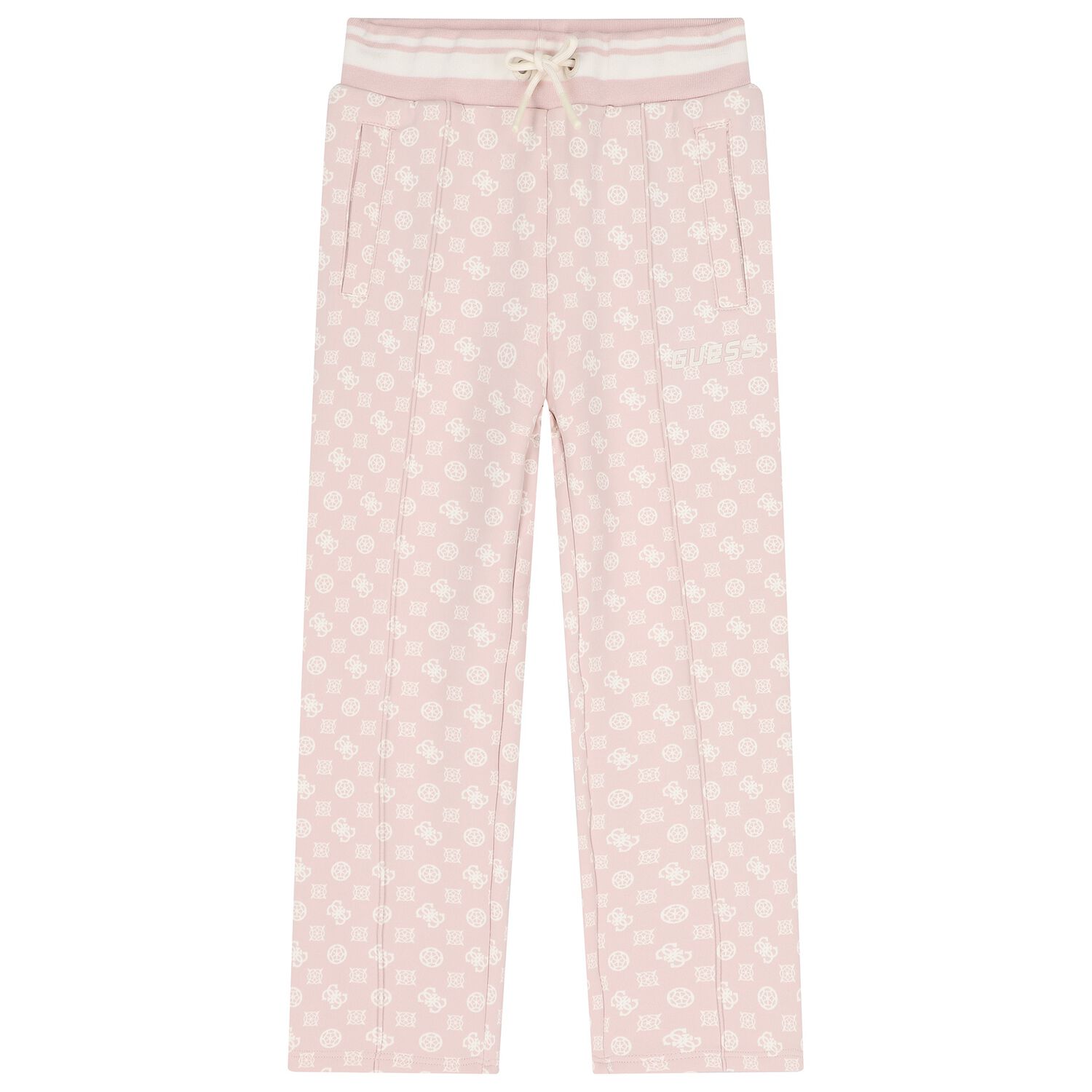 Girls Pink Logo Joggers, 1, hi-res image number null