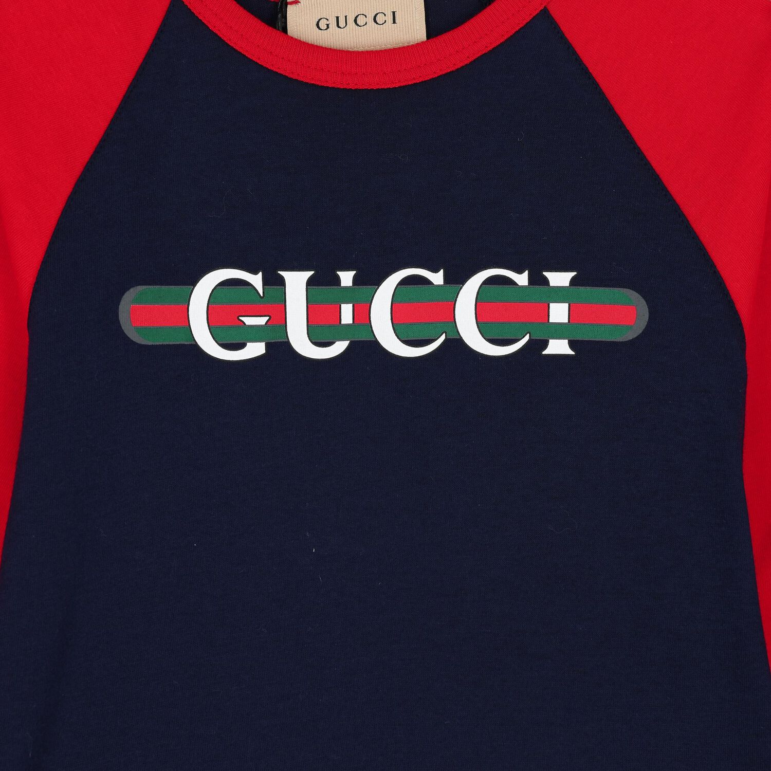 Younger Boys Navy Blue & Red Long Sleeve Top, 1, hi-res image number null