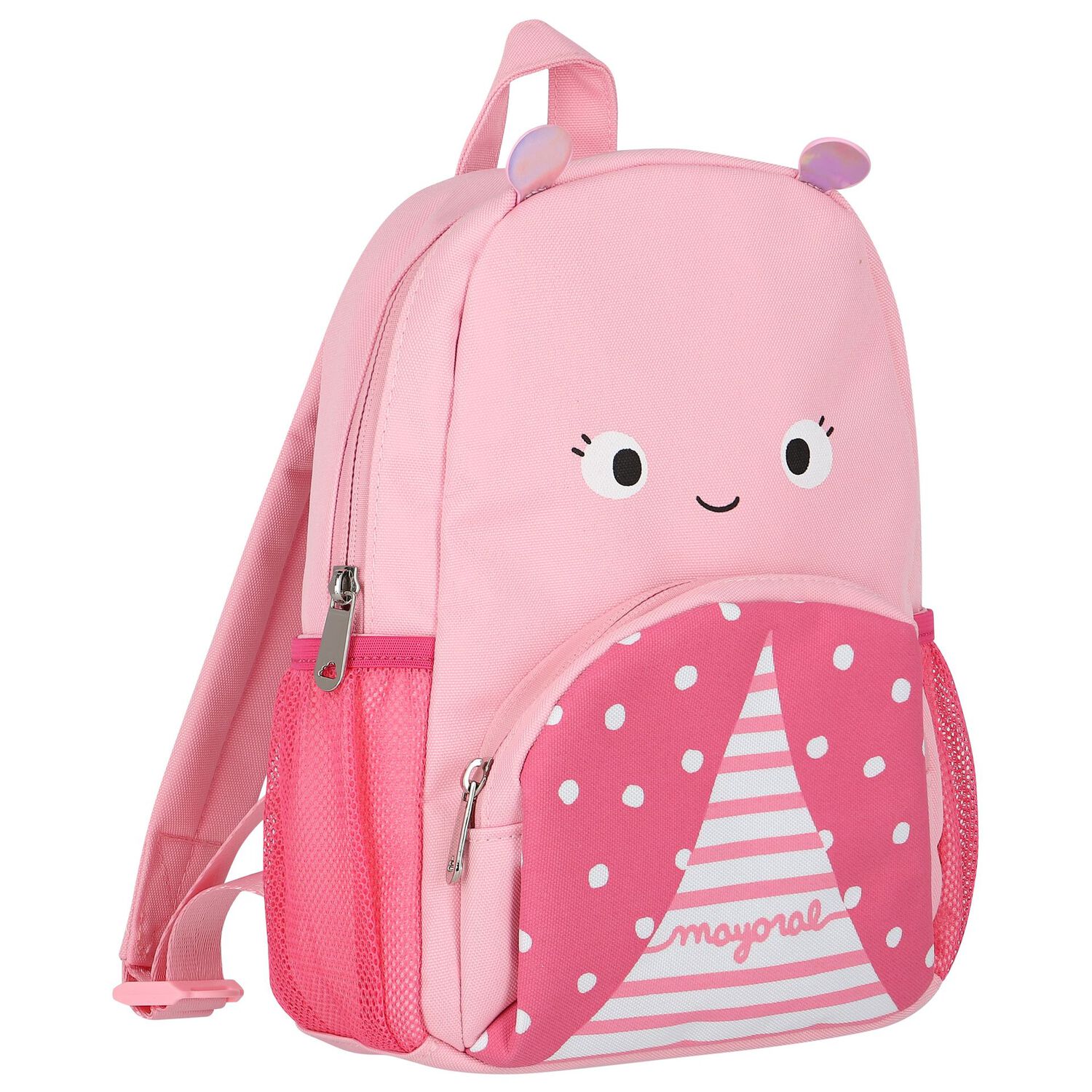 Younger Girls Pink Bug Backpack, 2, hi-res