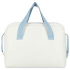 Ivory & Blue Stars Baby Changing Bag, 3, hi-res