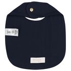 Baby Girls Navy Blue Logo Bib, 2, hi-res