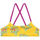 Girls Yellow Turtle Bikini, 1, hi-res
