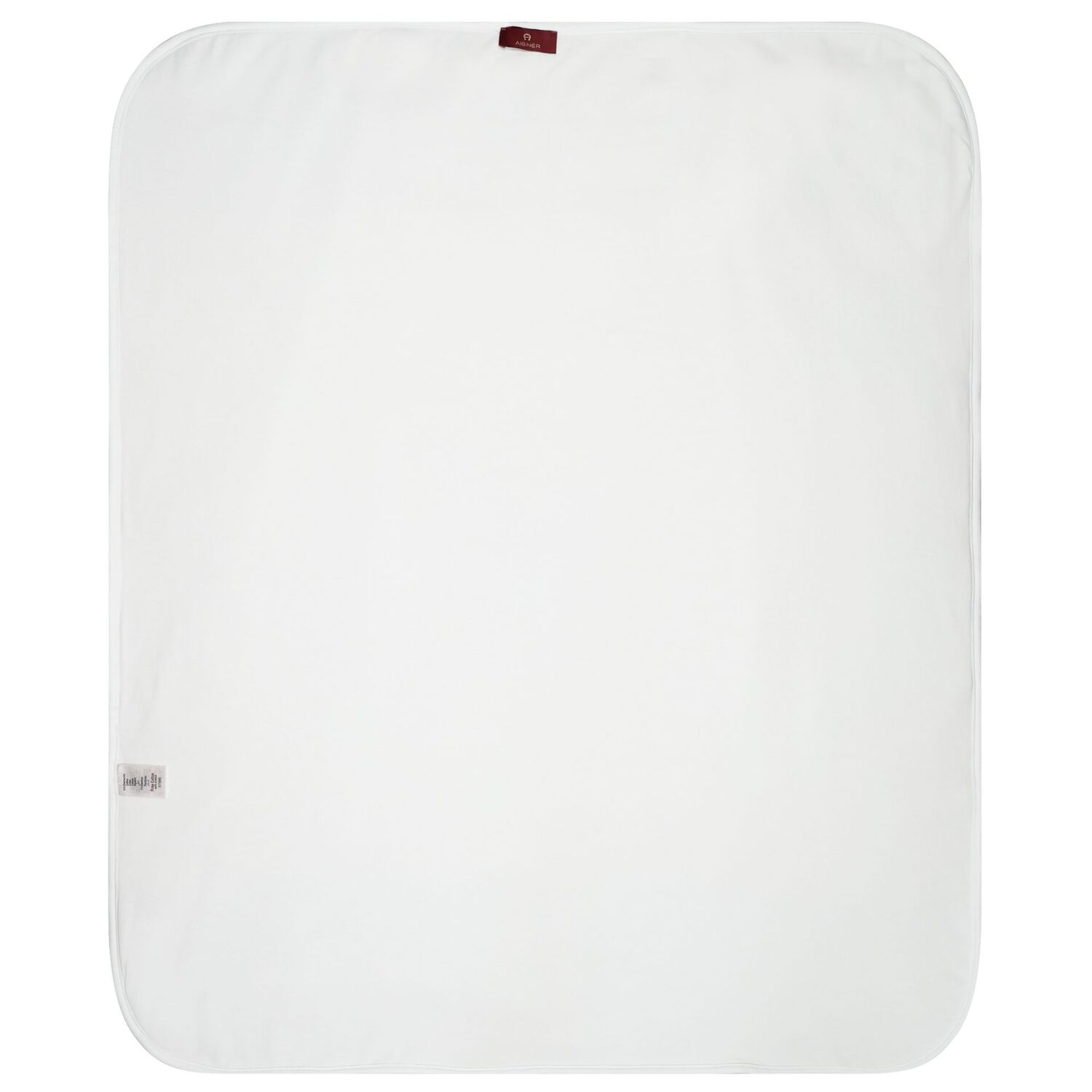 Baby Boys White & Blue Teddy Bear Logo Blanket , 2, hi-res
