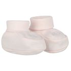 Baby Girls Pink Hat & Booties Gift Set, 3, hi-res