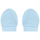 Blue Hat & Mittens Set, 2, hi-res