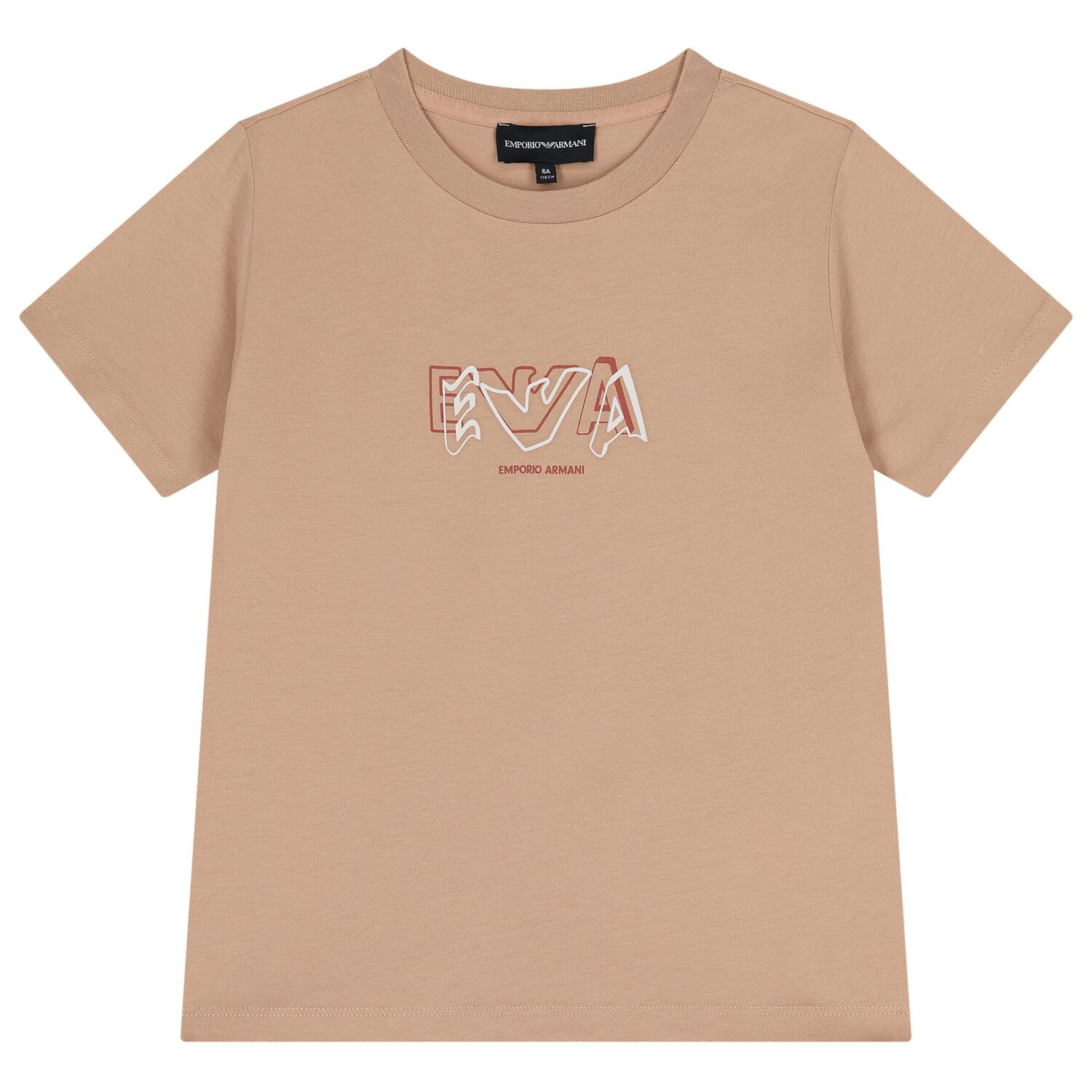 Boys Beige T-Shirts ( 2 Pack ), 1, hi-res
