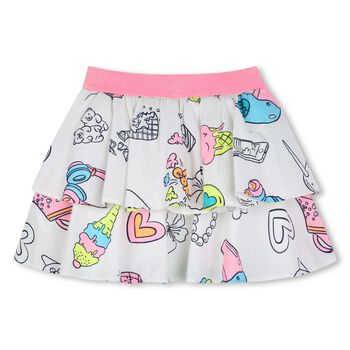 Girls White Skirt