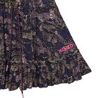 Girls Purple Cheetah Logo Skirt, 1, hi-res