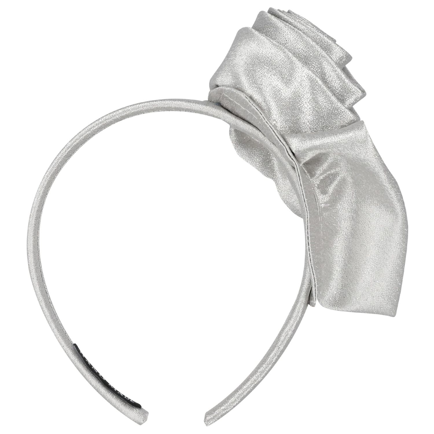Girls Silver Rose Headband, 1, hi-res image number null
