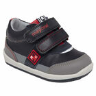 Boys Blue First Walkers Shoes, 1, hi-res
