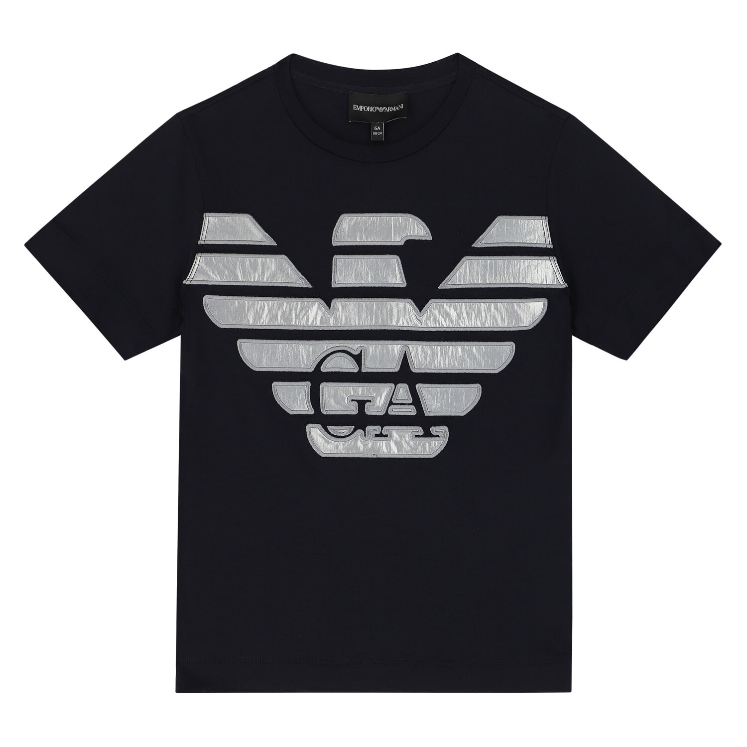 Boys Navy Logo T-Shirt, 2, hi-res