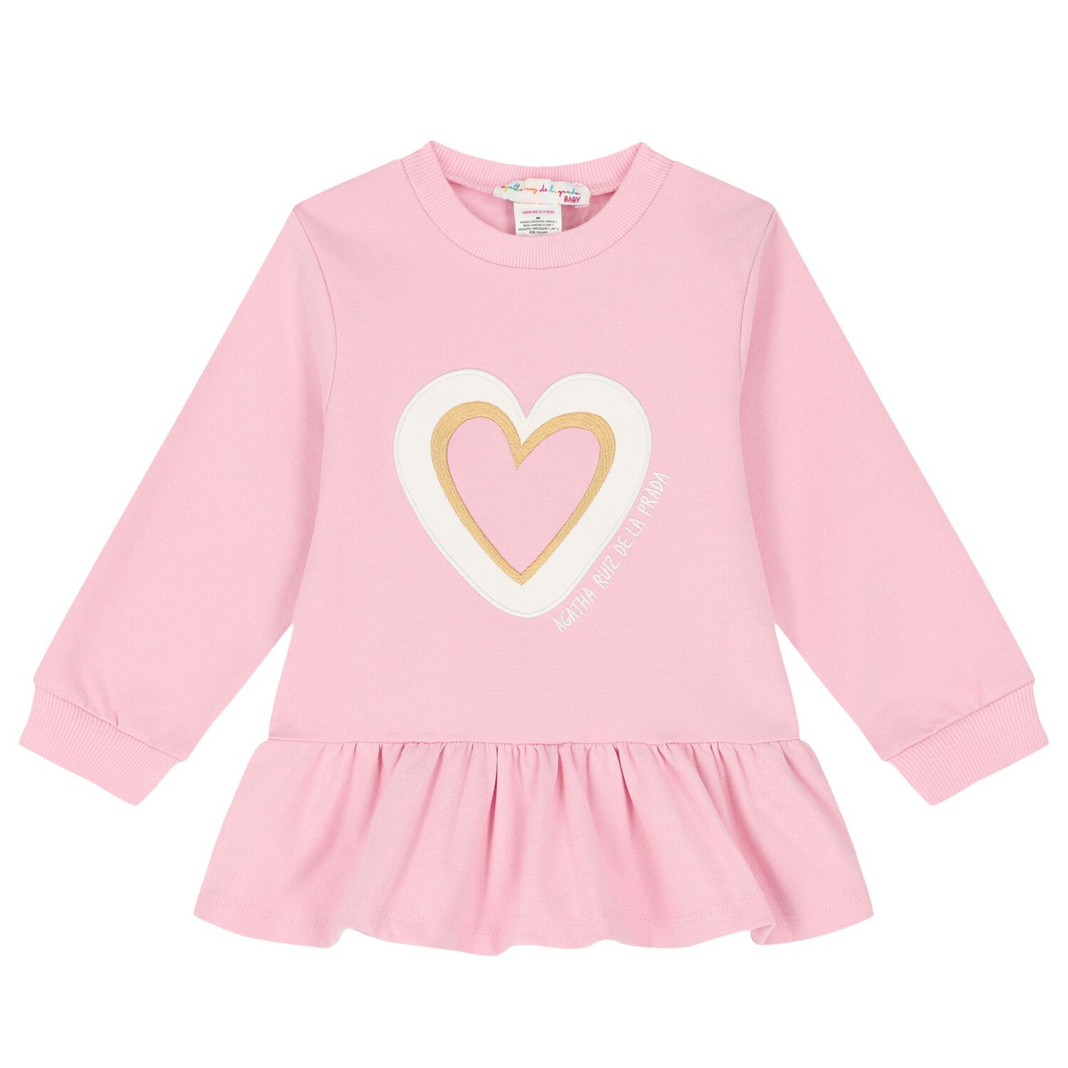 Girls Pink Heart Leggings Set, 1, hi-res image number null