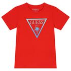 Boys Red Logo T-Shirt, 2, hi-res