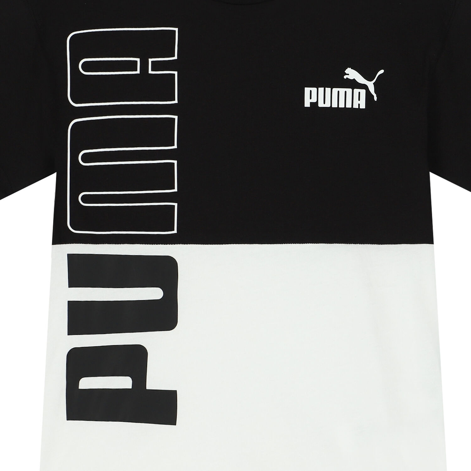 Boys White & Black Logo T-Shirt, 1, hi-res