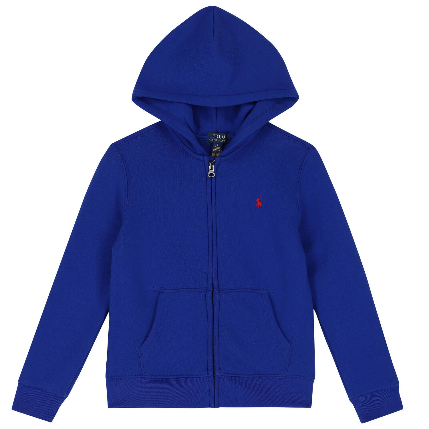 Boys Blue Logo Zip Up Top, 1, hi-res