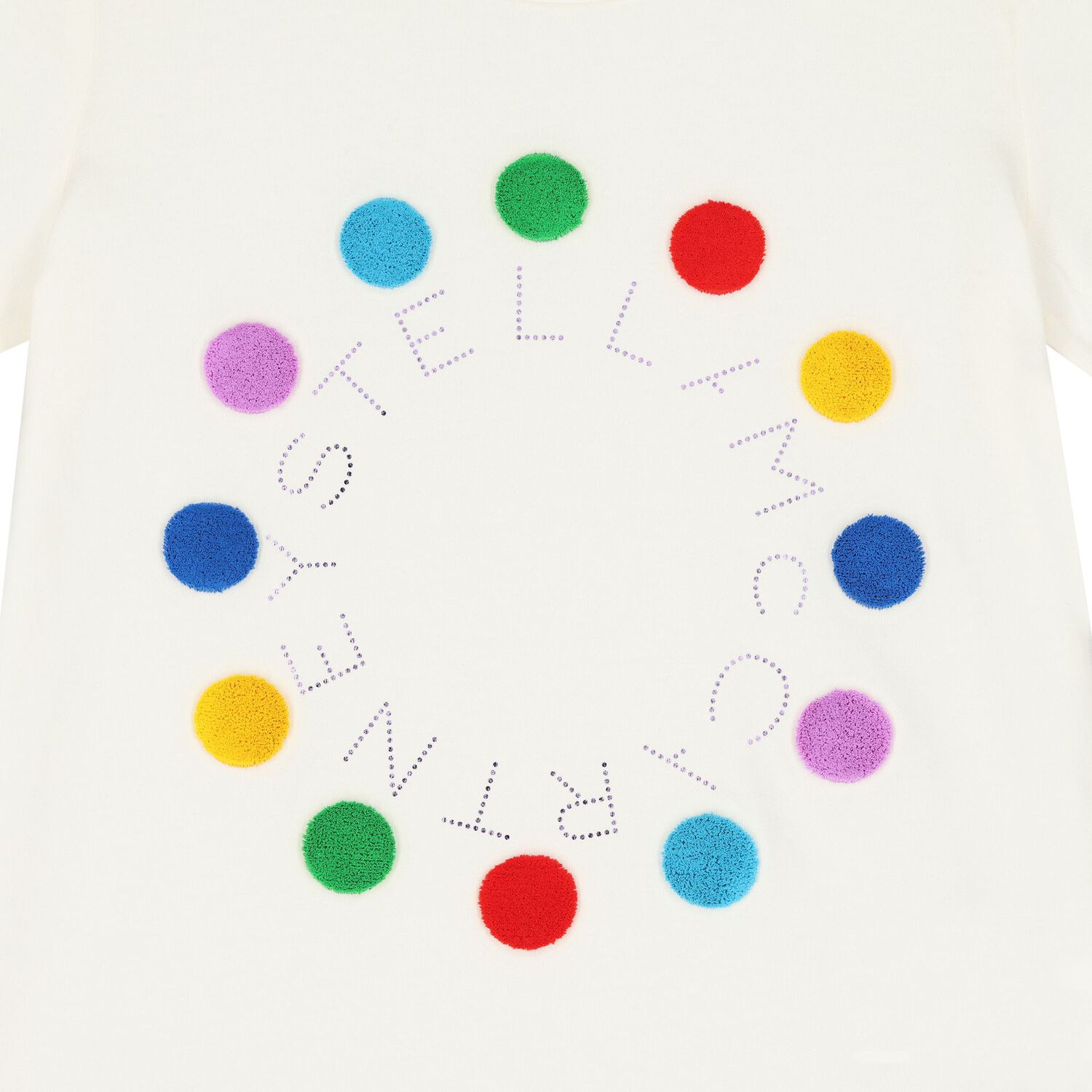 Girls Ivory Logo T-Shirt, 1, hi-res